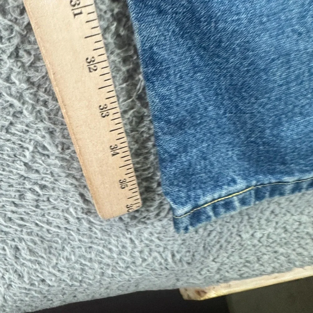 VTG Wrangler George Strait Cowboy Cut Jeans Mens 36x36 Blue Cotton Denim Tapered